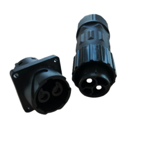 Push N Lock 80A 2-Pin Plug and Socket with Cover Cap