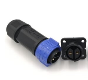 Push N Lock 20A 2-Pin Plug and Socket with Cover Cap